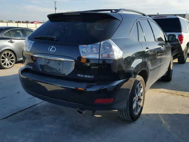 2T2GK31U39C057013 - 2009 LEXUS RX 350 BLACK photo 4