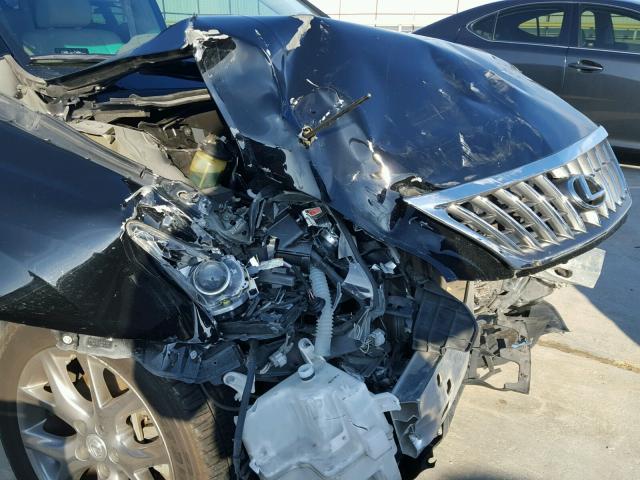 2T2GK31U39C057013 - 2009 LEXUS RX 350 BLACK photo 7