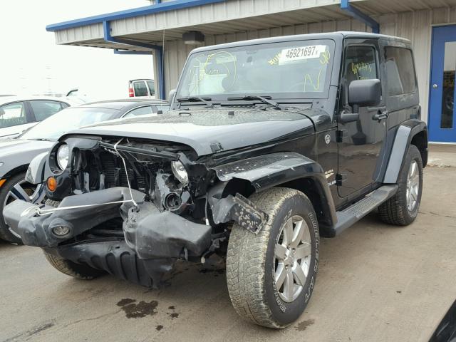 1C4GJWBG8CL208395 - 2012 JEEP WRANGLER S 黑色 照片 2