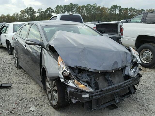 5NPEC4AC8EH914858 - 2014 HYUNDAI SONATA SE CHARCOAL photo 1