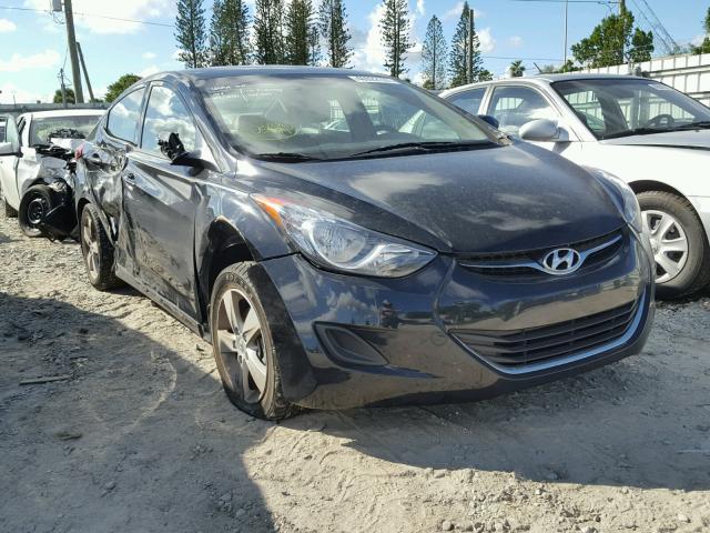 KMHDH4AE4DU923300 - 2013 HYUNDAI ELANTRA GL BLACK photo 1