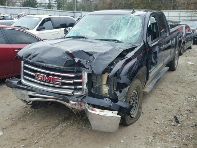 1GTR2VE73CZ309417 - 2012 GMC SIERRA K15 BLACK photo 2