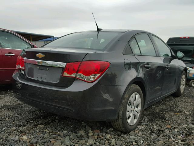 1G1PA5SG9E7475172 - 2014 CHEVROLET CRUZE LS CHARCOAL photo 4