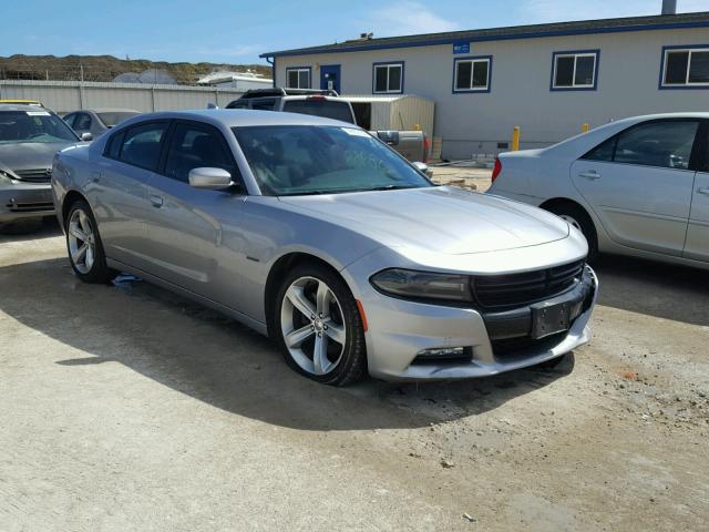 2C3CDXCT7GH120694 - 2016 DODGE CHARGER R/ SILVER photo 1