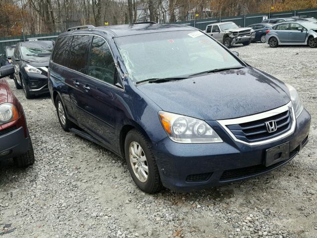 5FNRL3H41AB074084 - 2010 HONDA ODYSSEY EX BLUE photo 1