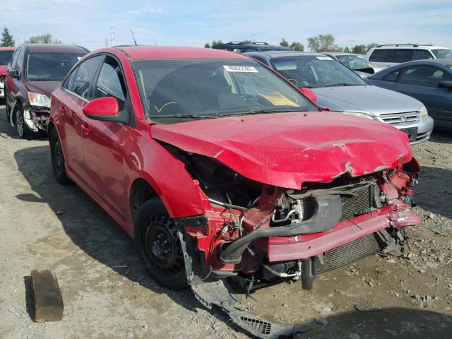 1G1PC5SB7E7310042 - 2014 CHEVROLET CRUZE LT RED photo 1