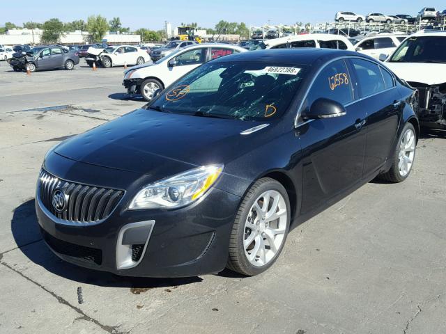 2G4GU5GX4E9216543 - 2014 BUICK REGAL GS 黑色 照片 2