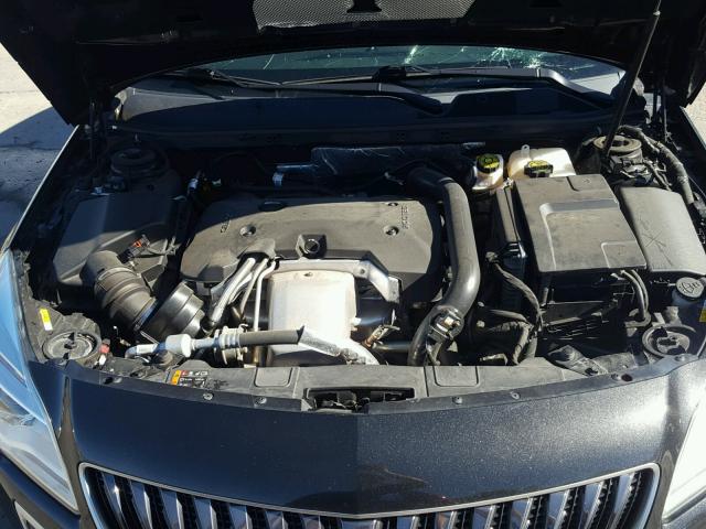 2G4GU5GX4E9216543 - 2014 BUICK REGAL GS BLACK photo 7