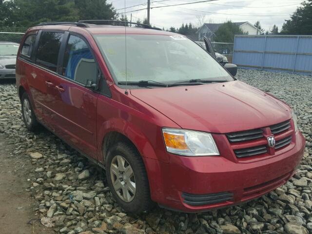 2D8HN44E69R607784 - 2009 DODGE GRAND CARA RED photo 1