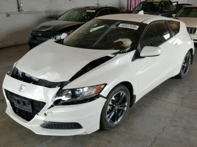 JHMZF1D4XFS000396 - 2015 HONDA CR-Z WHITE photo 2