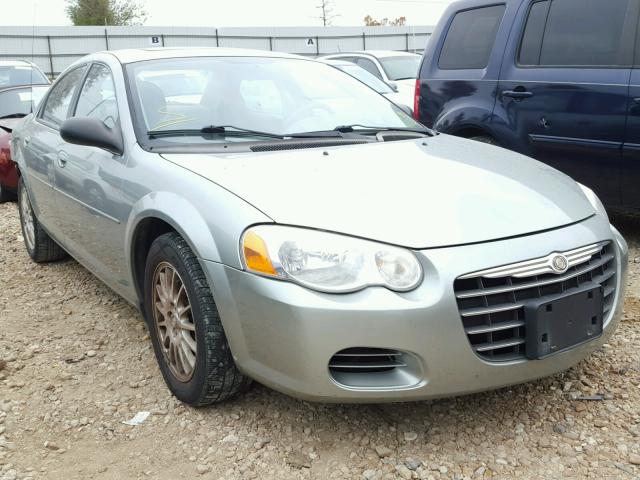 1C3EL46X04N403434 - 2004 CHRYSLER SEBRING GREEN photo 1