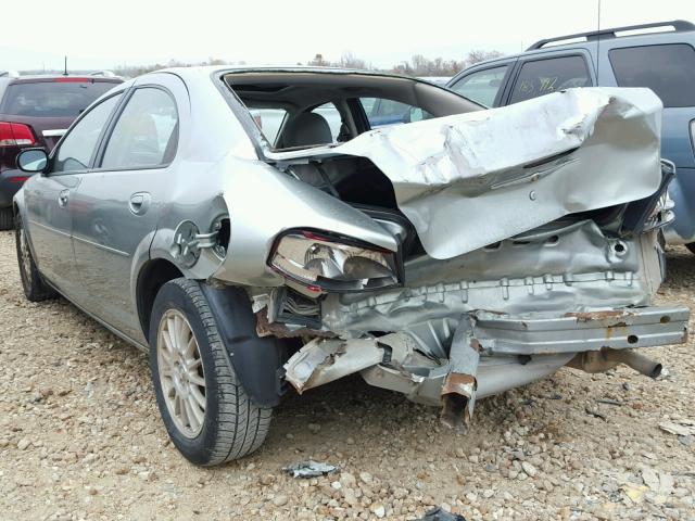 1C3EL46X04N403434 - 2004 CHRYSLER SEBRING GREEN photo 3