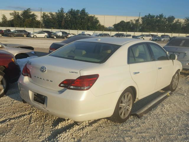 4T1BK3DB8AU352331 - 2010 TOYOTA AVALON XL WHITE photo 4