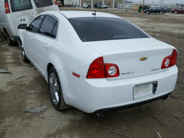 1G1ZD5E76BF394885 - 2011 CHEVROLET MALIBU 2LT WHITE photo 3