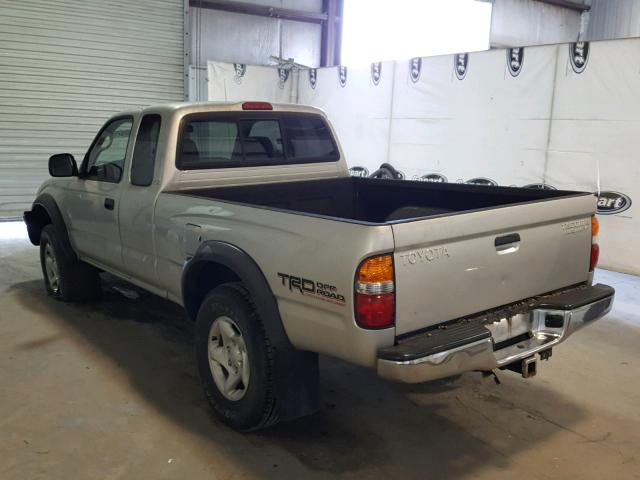 5TESN92N93Z263812 - 2003 TOYOTA TACOMA GRAY photo 3