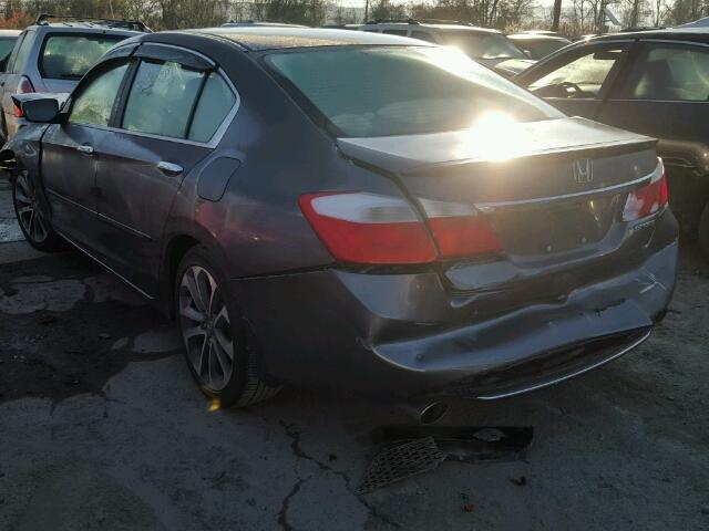 1HGCR2F51FA164931 - 2015 HONDA ACCORD SPO GRAY photo 3