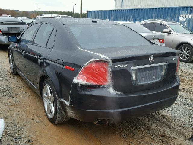 19UUA66204A062218 - 2004 ACURA TL BLACK photo 3