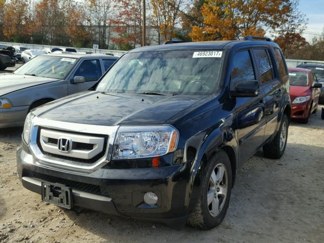 5FNYF48569B007378 - 2009 HONDA PILOT EXL BLACK photo 2