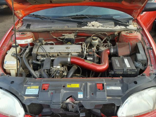 1G1JF12T217370786 - 2001 CHEVROLET CAVALIER Z RED photo 7