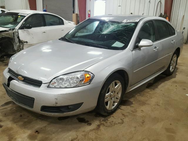 2G1WB5EK5B1242746 - 2011 CHEVROLET IMPALA LT SILVER photo 2