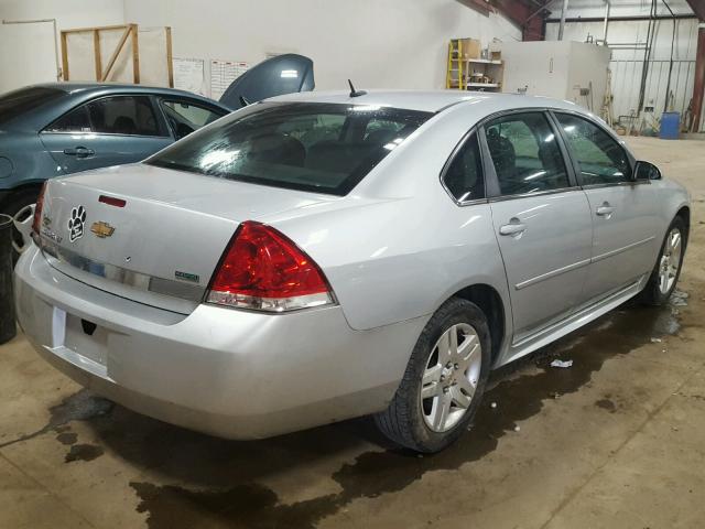 2G1WB5EK5B1242746 - 2011 CHEVROLET IMPALA LT SILVER photo 4