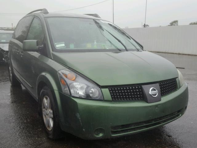 5N1BV28U34N303792 - 2004 NISSAN QUEST S GREEN photo 1