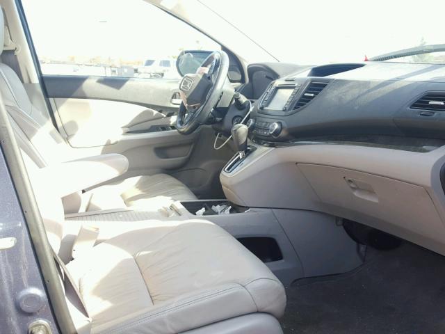 5J6RM4H70CL056764 - 2012 HONDA CR-V EXL 蓝色 照片 5