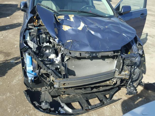 5J6RM4H70CL056764 - 2012 HONDA CR-V EXL BLUE photo 7