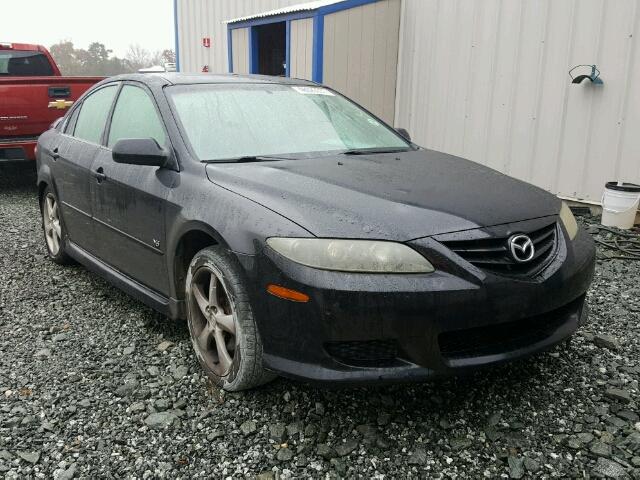 1YVHP84DX55M12943 - 2005 MAZDA 6 S BLACK photo 1