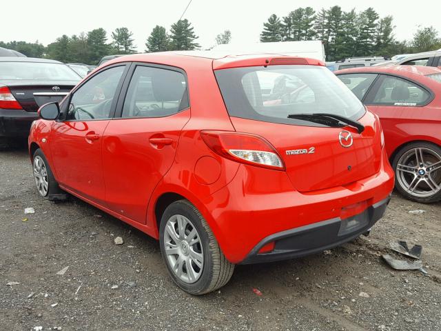 JM1DE1KZ3E0183776 - 2014 MAZDA MAZDA2 SPO 红色 照片 3