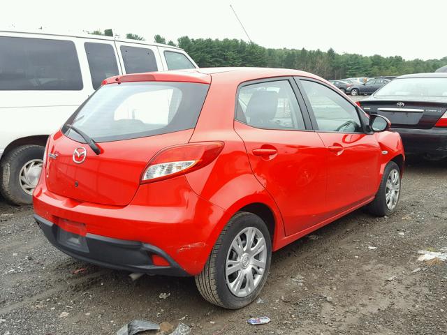 JM1DE1KZ3E0183776 - 2014 MAZDA MAZDA2 SPO 红色 照片 4