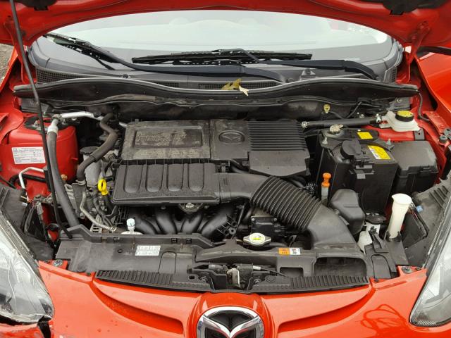JM1DE1KZ3E0183776 - 2014 MAZDA MAZDA2 SPO 红色 照片 7