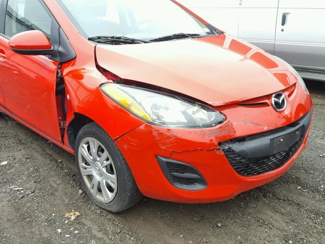 JM1DE1KZ3E0183776 - 2014 MAZDA MAZDA2 SPO 红色 照片 9