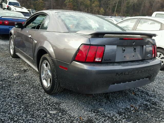 1FAFP40484F119181 - 2004 FORD MUSTANG GRAY photo 3