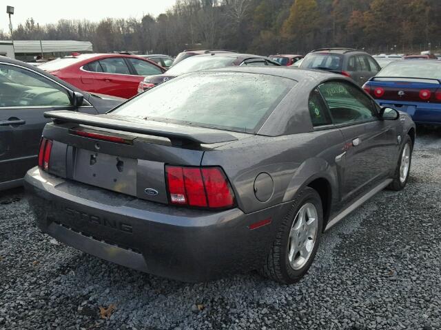 1FAFP40484F119181 - 2004 FORD MUSTANG GRAY photo 4