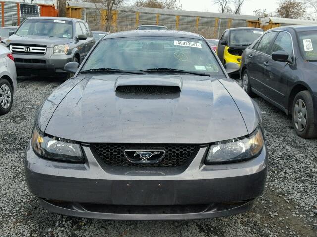 1FAFP40484F119181 - 2004 FORD MUSTANG GRAY photo 9