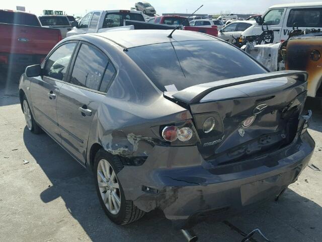 JM1BK12F571722403 - 2007 MAZDA 3 I GRAY photo 3