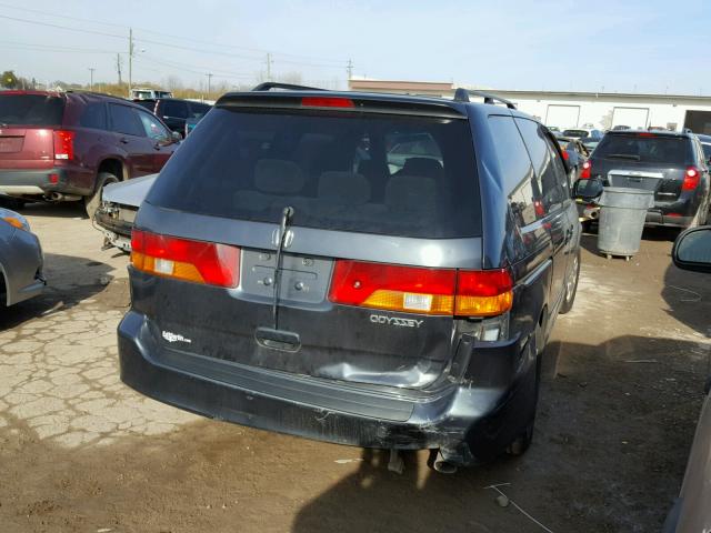 5FNRL18644B144915 - 2004 HONDA ODYSSEY EX GRAY photo 4