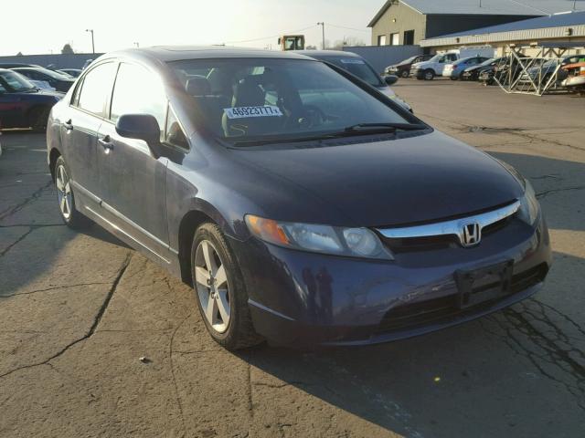 1HGFA16887L021456 - 2007 HONDA CIVIC EX BLUE photo 1