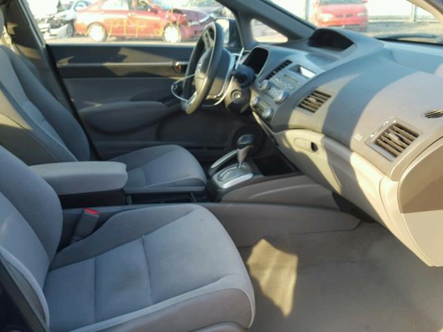 1HGFA16887L021456 - 2007 HONDA CIVIC EX BLUE photo 5