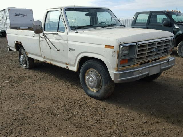 1FTHF25L8GKA55200 - 1986 FORD F250 WHITE photo 1