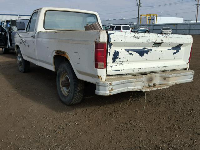 1FTHF25L8GKA55200 - 1986 FORD F250 WHITE photo 3