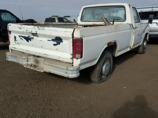 1FTHF25L8GKA55200 - 1986 FORD F250 WHITE photo 4