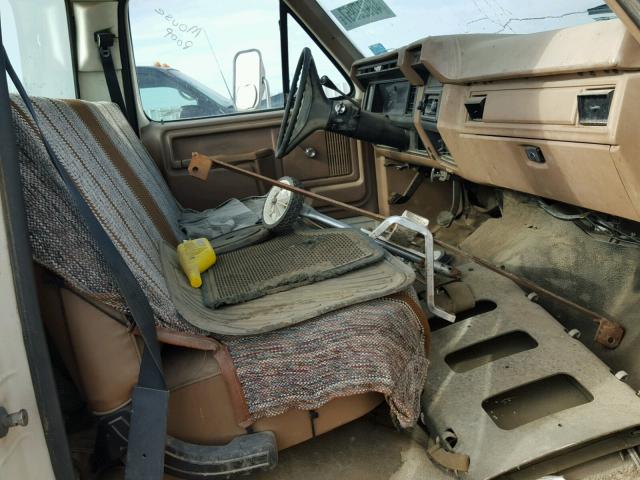 1FTHF25L8GKA55200 - 1986 FORD F250 WHITE photo 5