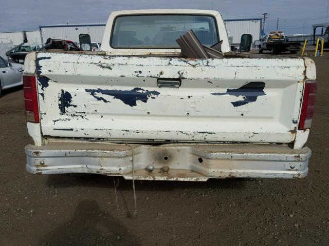 1FTHF25L8GKA55200 - 1986 FORD F250 WHITE photo 6