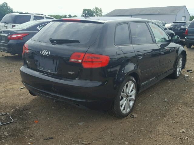 WAUHF98P29A053004 - 2009 AUDI A3 2.0T BLACK photo 4