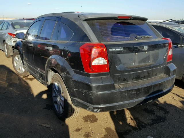 1B3HB48B87D112706 - 2007 DODGE CALIBER SX BLACK photo 3