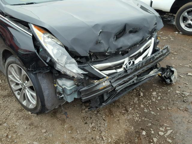 5NPEC4AB2BH221075 - 2011 HYUNDAI SONATA SE BLACK photo 9