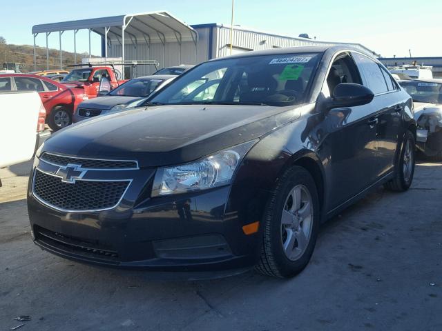 1G1PC5SB8E7363669 - 2014 CHEVROLET CRUZE LT BLACK photo 2