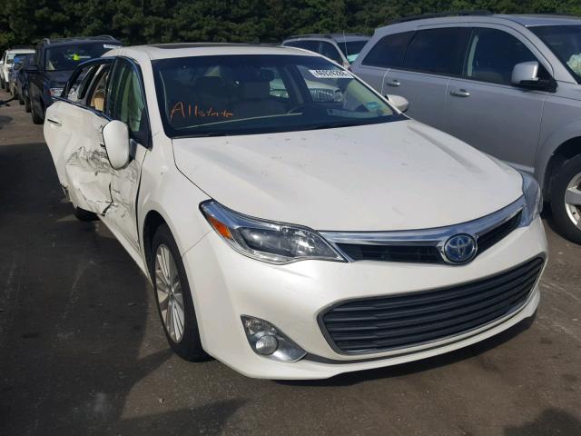 4T1BD1EB4DU015043 - 2013 TOYOTA AVALON HYB WHITE photo 1